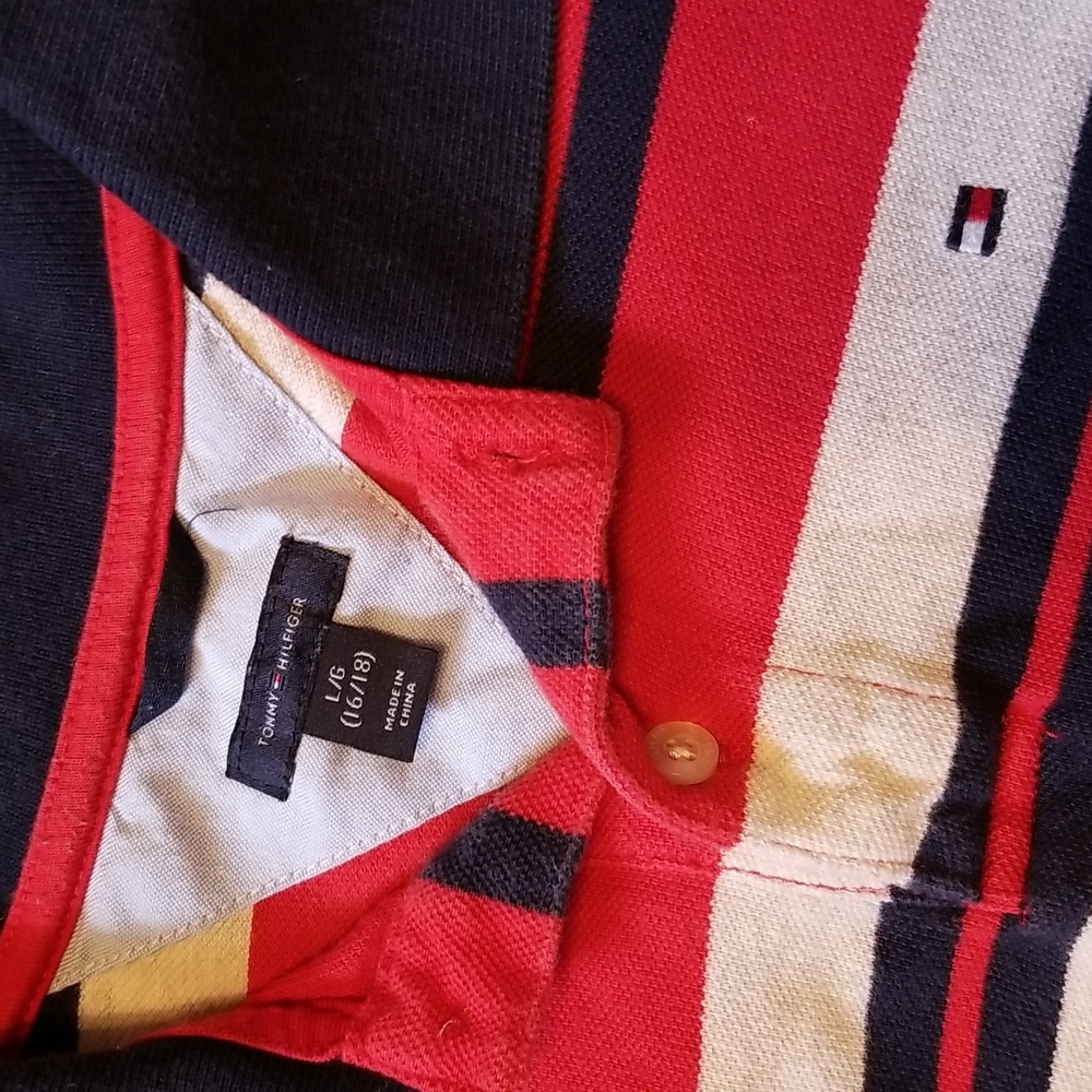 Bundle of Boy's Long Sleeve Shirts, Size Large - Picture 3 of 13